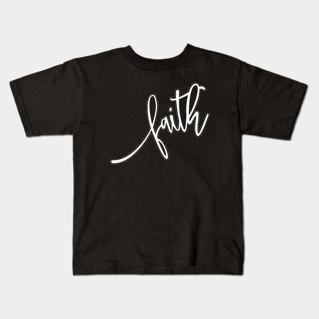 Faith Kids T-Shirt by Sunil Belidon